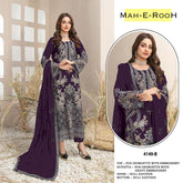 FOX GEORGETTE EMBROIDERY WORK SUIT